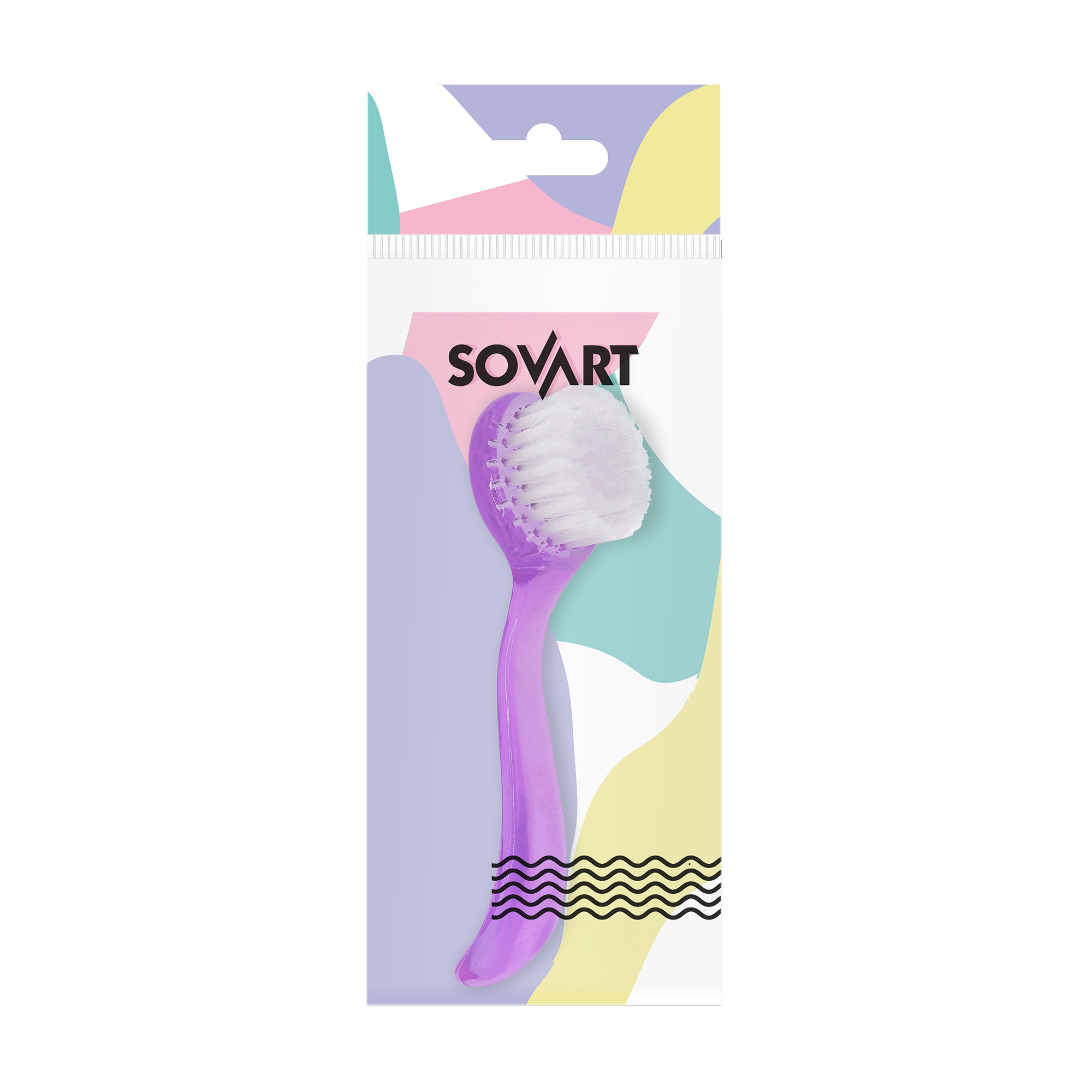 Щітка для манікюру Sovart фіолетова, 1 шт